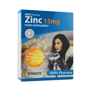 قرص زینک 15 میلی گرم او پی دی فارما 30 عددی